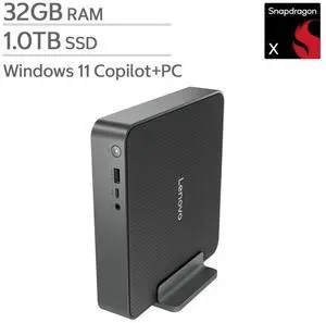 Lenovo IdeaCentre Mini 1 Liter Snapdragon X Processor 32GB RAM 1TB SSD Qualcomm Adreno Graphics Windows 11 Home Lenovo IdeaCentre Mini 1 Liter Snapdragon X Processor 32GB RAM 1TB SSD Qualcomm Adreno Graphics Windows 11 Home
