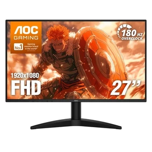AOC G27MC36N 27" Gaming Monitor FHD 180Hz Monitor HDMI & DP Port - BLACK AOC G27MC36N 27" Gaming Monitor FHD 180Hz Monitor HDMI & DP Port - BLACK