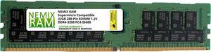 NEMIX RAM 32GB (1X32GB) DDR4 3200MHZ PC4-25600 2Rx4 1.2V 288-PIN ECC RDIMM Compatible with Supermicro MEM-DR432L-CL01-ER32 Registered Server Memory