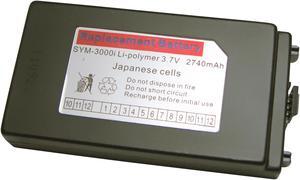 Replacement MC3090-R Battery (Premium Non-Oem Part, MC3090 Handheld Wireless Bar Code Scanner Battery Pack for MC3090R MC3090S)