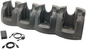 CHS3000-4001CR 4-Slot Charger Cradle (Power Assembly Included): for MC3200 MC3190 MC3090 Mobile Computer Barcode Scanners