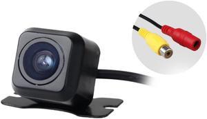 E313 Waterproof Auto Car Rear View Camera for Security Backup Parking 170° Water Resistant 1/3" Colored CMOS Car Rearview Camera (Black)