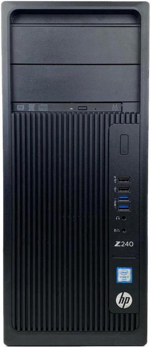 HP Z240 Mid-Tower Workstation - Intel Core i7-6700K 4.0GHz 4 Core Processor, 16GB DDR4 Memory, 500GB NVMe SSD, Intel HD Graphics 530, Windows 10 Pro