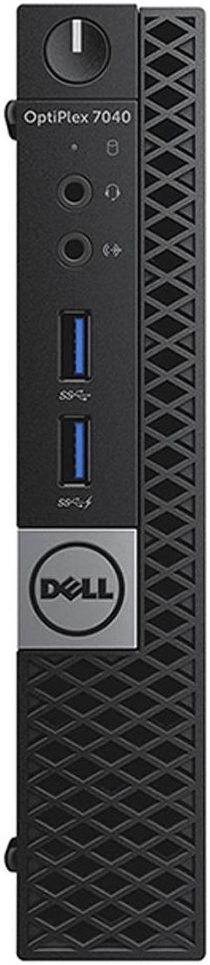 Dell OptiPlex 7040 Micro Workstation - Intel Core i3-6100T 3.2GHz 2 Core Processor, 8GB DDR4 Memory, 128GB SSD, Intel 530 Graphics, WiFi AC8260, Windows 10 Pro