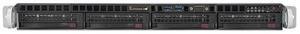 Supermicro SYS-5019S-W4TR - 4 Bay 3.5" 1U Server - 1x Intel Xeon E3-1270 v6 3.8GHz 4 Core Processor,8GB DDR4, 9361-8i, 2x 3.5" Trays, X540, IPMI 2.0, 2x 500 Watt PSUs,