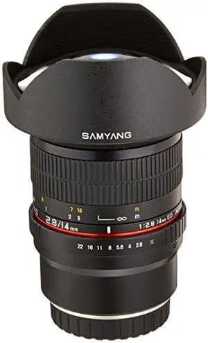 Samyang SY14M-FX 14mm F2.8 Ultra Wide Lens for Fuji X Mount Cameras