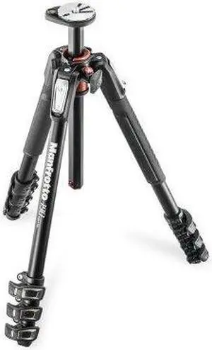 Manfrotto MT190XPRO4 4 Section Aluminum Tripod Legs with Q90 Column (Black)