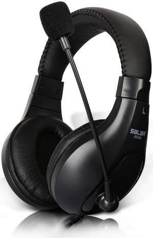 3.5MM wired gaming headset, stereo noise canceling headset with boom microphone and volume control, suitable for PC, laptop, tablet, mobile phone