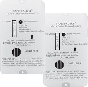 SAFE T ALERT FX-4 CARBON MONOXIDE ALARM *2 PACK*