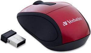 VERBATIM CORPORATION 97540 WIRELESS OPTICAL MOUSE - RED