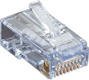 CAT6 EZ UNSHIELDED PLUG 25-PK