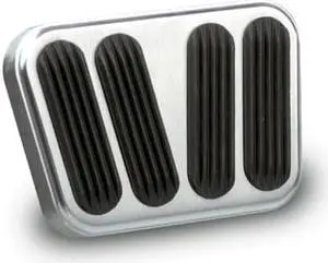 Lokar BAG-6076 Brake/Clutch Pad with Rubber