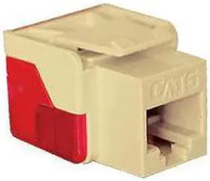 ICC IC1078L6IV EZ ; Style Category 6 Modular RJ45 Connector; 8P8C, Ivory