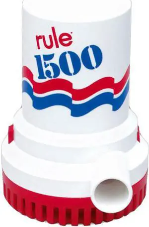 RULE 1500 GPH NON AUTOMATIC BILGE PUMP 24V