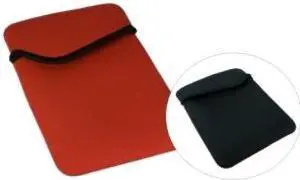 QVS IC-RB QVS Carrying Case (Sleeve) for iPad, Tablet - Red, Black - Scratch Resistant Interior - Nylon