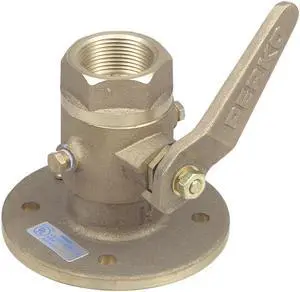 PERKO 1-1/4 SEACOCK BALL VALVE BRONZE