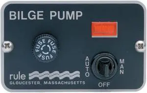 RULE DELUXE 3 WAY PANEL LIGHTED SWITCH F/ AUTO FLOAT