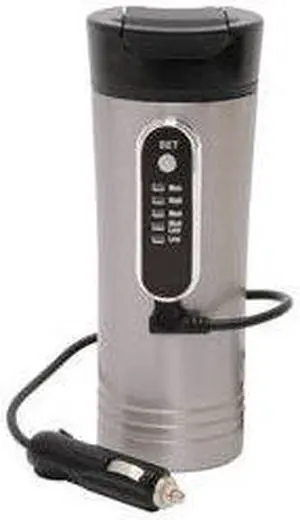 ROADPRO R RP0719 12-VOLT 15OZ  PREMIUM HEATED TRAVEL MUG