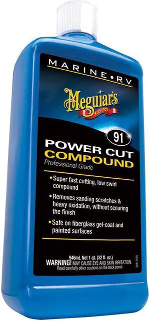 MEGUIAR'S MARINE/RV PRO GRADE POWER COMPOUND 32 OZ M9132