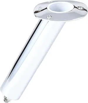 LEE'S TACKLE INC. LEE'S 30 DEGREE SS FLUSH MOUNT SWIVEL BASE ROD HOLDER 2"X6.5" RH5165