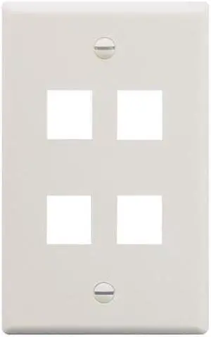 ICC ICC-FACE-4-WH IC107F04WH - 4Port Face White