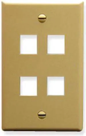 ICC FACE-4-IV IC107F04IV - 4PORT FACE IVORY