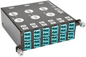 N484-3M8-LC12 40 GB to 10 GB Breakout Cassette, (x3) 8-Fiber OM4 MTP/MPO to (x12) LC Duplex M-M