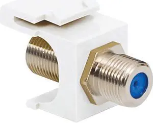 ICC IC107B9FWH MODULE, F-TYPE, NICKEL PLATED, 3 GHZ, WH