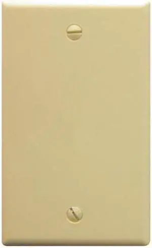 ICC IC630EB0IV FLUSH WALL PLATE BLANK IVORY