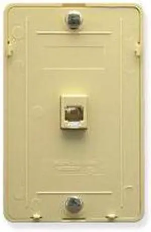 ICC IC630DB6IV WALL PLATE IDC 6P6C IVORY