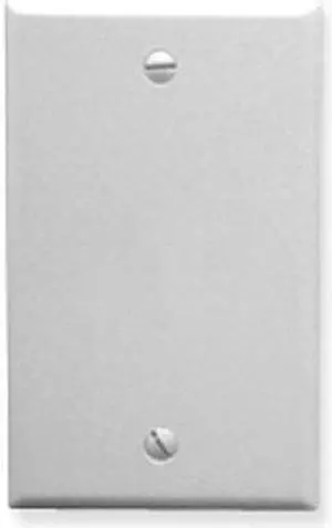 Flush Wall Plate Blank WHITE