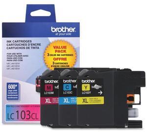 Brother LC1033PKS High Yield Innobella Ink Cartridge - Combo Pack - Cyan/Magenta/Yellow