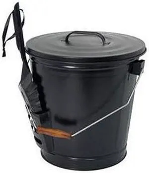 Panacea Bucket - Steel - 14.5" - Black