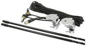 ROADPRO R RPPS-23KB 3FT DUAL ANTENNA KIT  BLACK