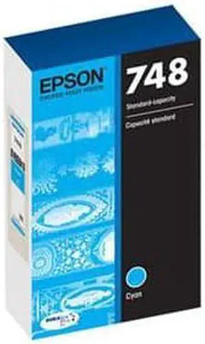 EPSON PRINT T748220 T748 CYAN INK CARTRIDGE