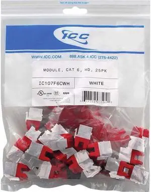 ICC Cat-6 3/4 in. Nonmetallic Module Jack