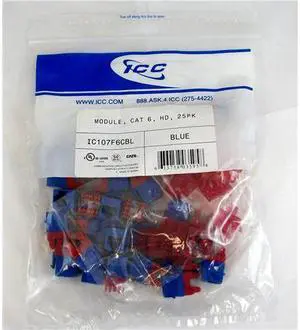 ICC Cat-6 3/4 in. Nonmetallic Module Jack