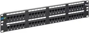 PatchPanel 48PT, CAT5E, 2RMS