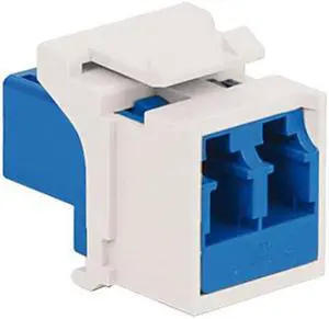 MODULE FIBER OPTIC- LC- DUPLEX- WHITE