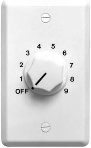 SPECO SPC-WAT10W 10W 70/25V ATTENUATOR WHITE WALLPLATE SPECO SPC-WAT10W 10W 70/25V ATTENUATOR WHITE WALLPLATE