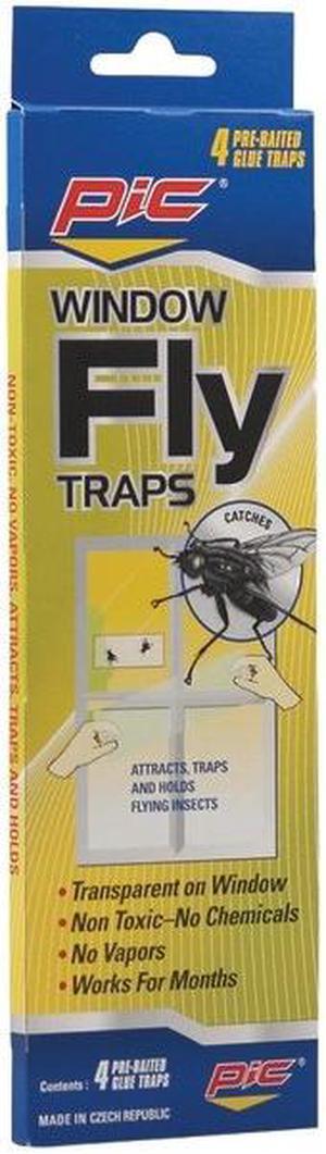 PIC FTRP Window Fly Traps, 4 pk
