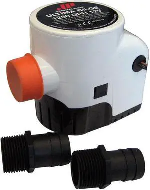 JOHNSON PUMP ULTIMA BILGE 1250 GPH 1-1/8" AND 1-1/4" HOSE