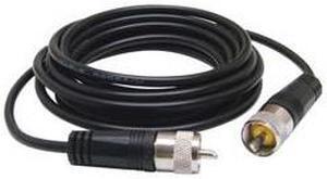 ROADPRO R RP-9CC 9     CB ANTENNA COAX CABLE WITH PL-259 CONNECTORS  BLACK