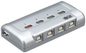 Tripp Lite 4-Port Usb 2.0 Hi-Speed Printer / Peripheral Sharing Switch