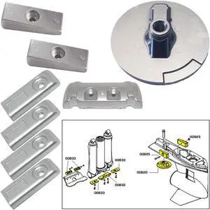 TECNOSEAL ANODE KIT VERADO 6 W/ HARDWARE ZINC POLYBAG 20816