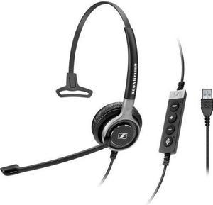 Sennheiser SC 630 USB ML (504552) - Single-Sided Business Headset | For Skype for Business | with HD Sound, Ultra Noise-Cancelling Microphone & USB Connector (Black)