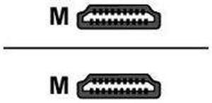 Black Box Premium High-Speed HDMI Cable with Ethernet, Male/Male, 1-m (3.2-ft.)