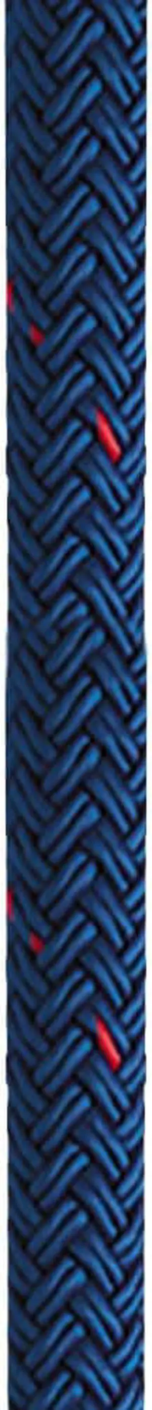 New England Ropes 3/8" X 15' Nylon Double Braid Dock Line - Blue w/Tracer