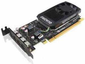 THINKSTATION NVIDIA QUADRO P1000 4GB GDDR5 MINI DP X 4 GRAPHICS CARD WITH LP BRA
