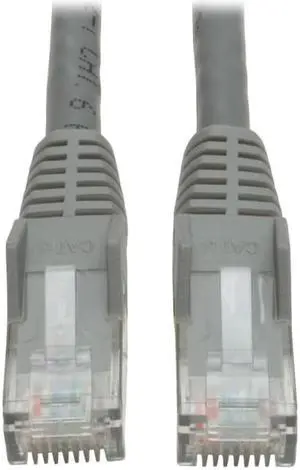 TRIPP LITE N201-050-GY 50FT CAT6 GIGABIT SNAGLESS MOLDED PATCH CABLE RJ45 M/M GRAY